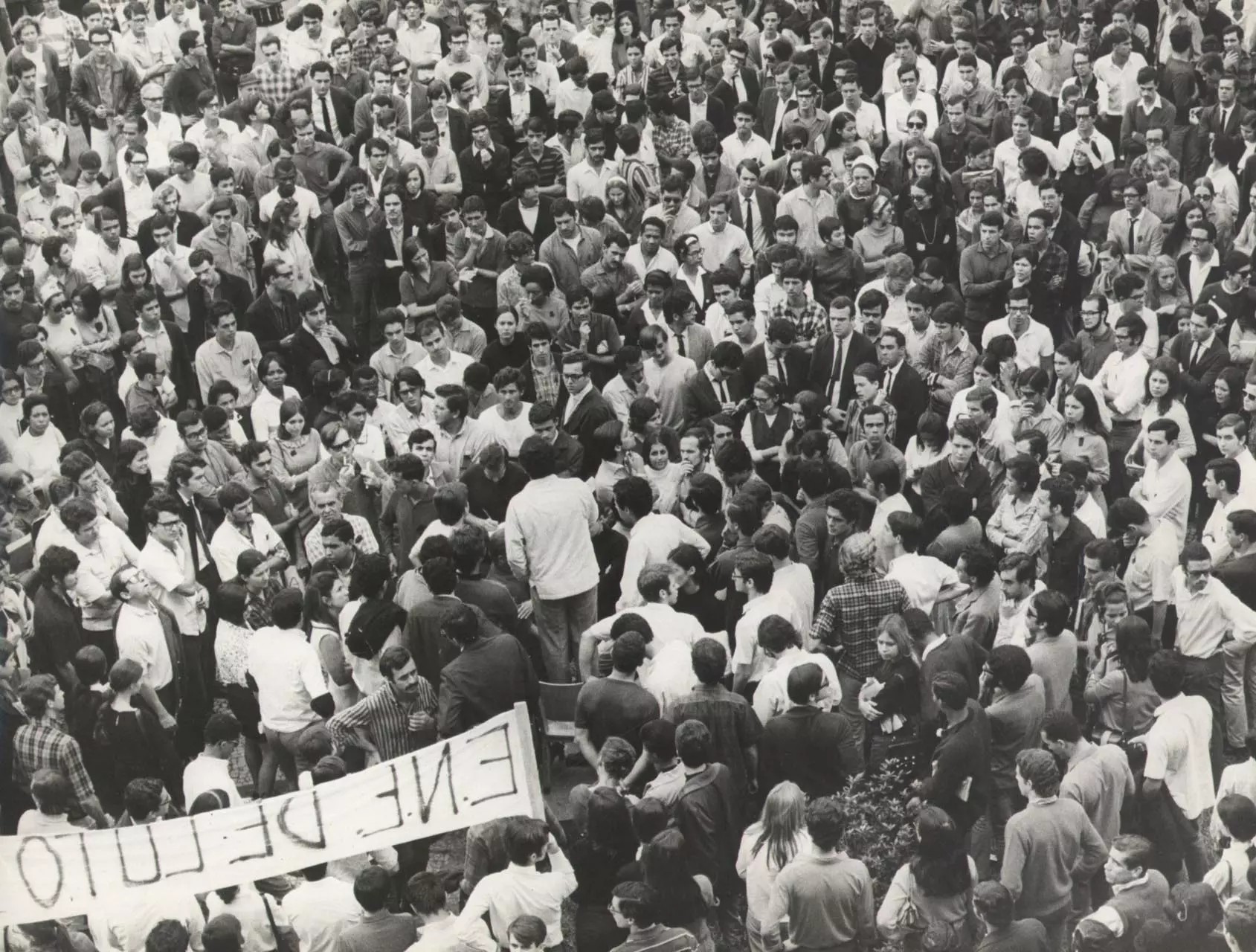 Passeata dos Cem Mil no Rio de Janeiro em 1968